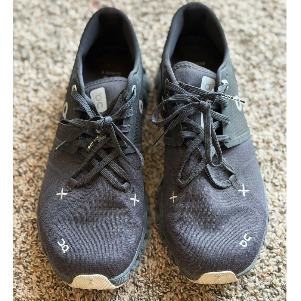 On Cloud X 3 Women’s Running Sneakers Size 9 Black Training Shoes - Picture 3 of 7